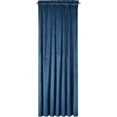 Top textil Závěs Velvet 140x250 cm tmavě modrý