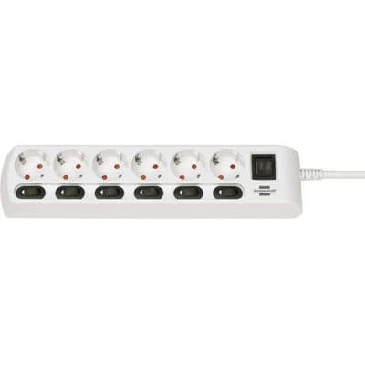 brennenstuhl 6 Plug 2 m Switch (1153110126)