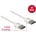 Delock HDMI кабел с Ethernet - Щепсел за HDMI-A конектор Щепсел за HDMI-A конектор, 3D, 4K, 2 м, тънък
