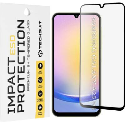 Techsuit Калъф за Samsung Galaxy A25 5G - ESD Glass - черен