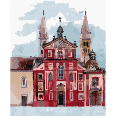 Zuty Malování podle čísel BAZILIKA SVATÉHO JIŘÍ PRAHA