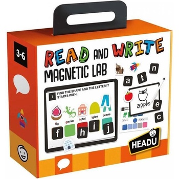 Headu Образователна игра Headu - Прочети и напиши, Магнитна лаборатория (HEN25145)