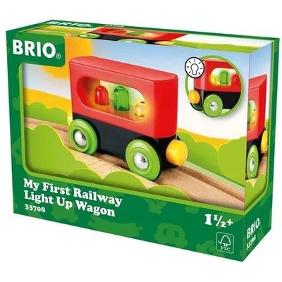 BRIO Светещо вагонче (33708)