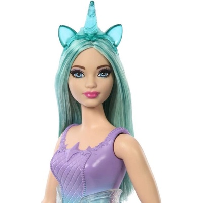 Mattel Barbie Pohádková víla jednorožec fialová HRR12