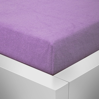 Homeville froté prostěradlo fialka 90x200x30