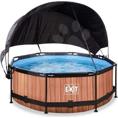 Exit Toys Wood pool Bazén so strieškou a filtráciou 244x76 cm