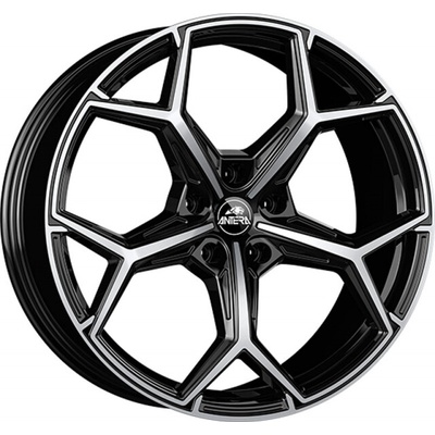 GMP A101 8.5x20 5x114.3 ET40 piano black diamond
