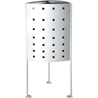 NIKA Поцинкован градски кош 45 литра с поцинкована вложка (1890)