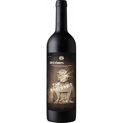 19 Crimes The Banished Dark Red červené suché Austrálie 2021 13,5% 0,75 l (holá láhev)