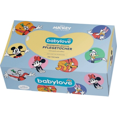 Babylove ubrousky papírové 3vrstvé 150 ks