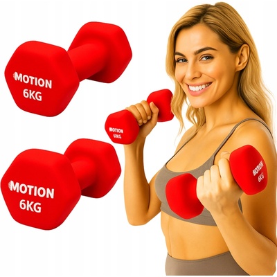 Motion Neoprenové 2 x 6 kg 2 ks