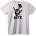 NOONEBRAND Тениска Рок Ръка - XS, White