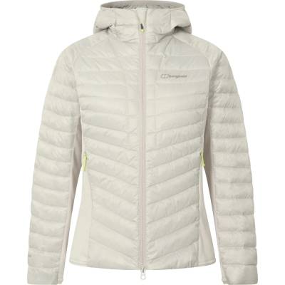 Berghaus Дамско синтетично яке Berghaus Women's Tephra Stretch Reflect 2.0 Hoody Down jacket - Stone - размер 34 (EU) (104-5593-0111)