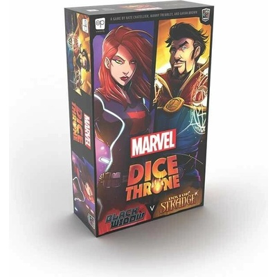 USAopoly Dice Throne Marvel 2-Hero Box 2 Black Widow, Doctor Strange