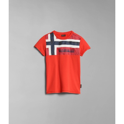 Napapijri Детска тениска k seri ss 1 red poppy - 6 (np0a4gnhrr9)