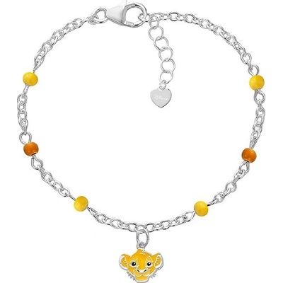 Disney Dětský náramek Mini Lion king stříbrný BS00105SL-47.CS