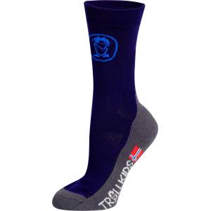 Trollkids Детски туристически чорапи Trollkids Kids Trekking Mid Cut Socks II 2-Pack Walking socks - Navy - размер 23-26 (EU) (201-3047-0512)