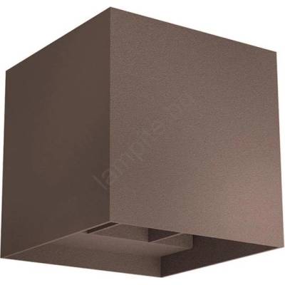 90298 - LED външен стенен осветител VARY 2xLED/10W/230V 3000K IP54 кафяв (UN2029)