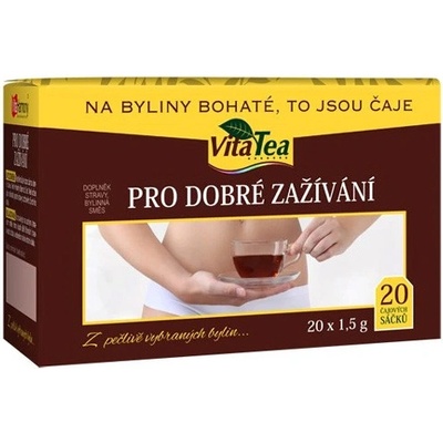 VitaTea Čaj pre dobré zažívanie 20 x 1,5 g