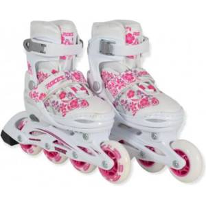 Roces РЕГУЛИРУЕМИ РОЛЕРИ 3 В 1 roces compy white s /30-33/ (50154) Ролери