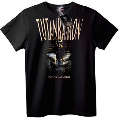NOONEBRAND Тениска VICTOR MENDEVIL TUTANKAMON - M, White
