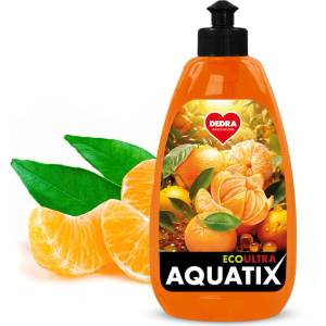 Dedra AQUATIX | Концентрат за миене на съдове с билков аромат на МАНДАРИНА | 500 мл