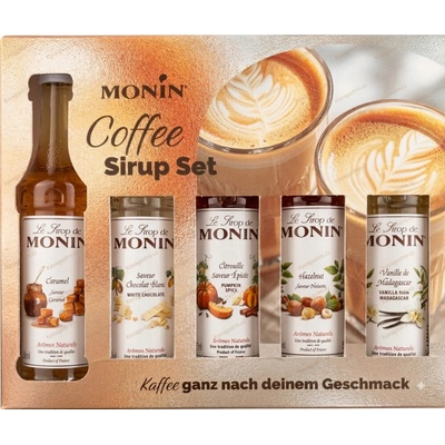 Monin Kávový set mini sirupy 5 x 50 ml