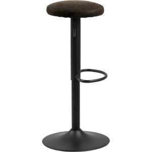 Actona Сив тапициран бар стол с регулируема височина (височина на седалката 62 cm) Finch - Actona (85631)