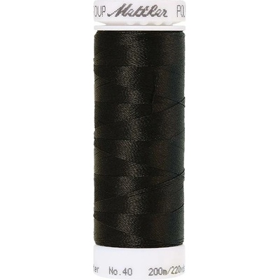 Nitě POLY SHEEN vyšívací 200m art. 3406 polyester AMANN Mettler - více barev Barva: 0020 Black