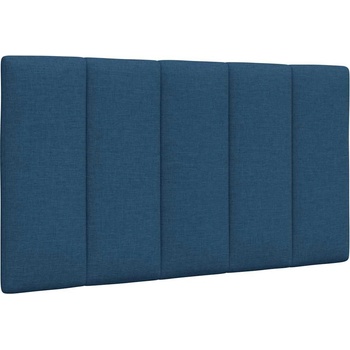 vidaXL Мека табла за легло Hanko, синя, 90 см, плат (4019148)