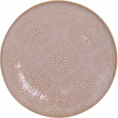 DOMOLETTI Dezertní talíř Pink arabic 19 cm, růžová