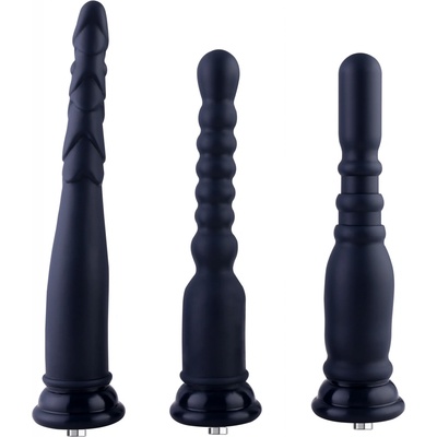 HiSmith HSA01 Anal Training Kit Silicone KlicLok Black 3 pcs