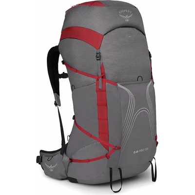 Osprey Eja Pro 55l dale grey/poinsettia red