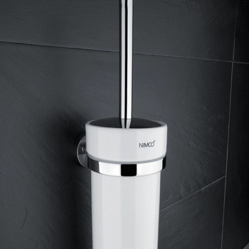 Nimco Unix - toaletní WC kartáč s keramickou nádobkou