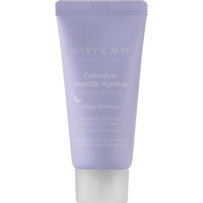 Mary&May Vegan Calendula Peptide Ageless Sleeping Mask a spevňujúca nočná maska 30 g