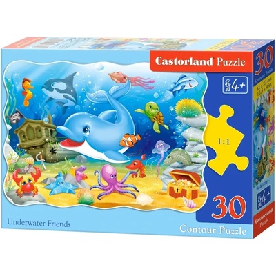 Castorland Delfín a jeho kamaráti 30 dielov