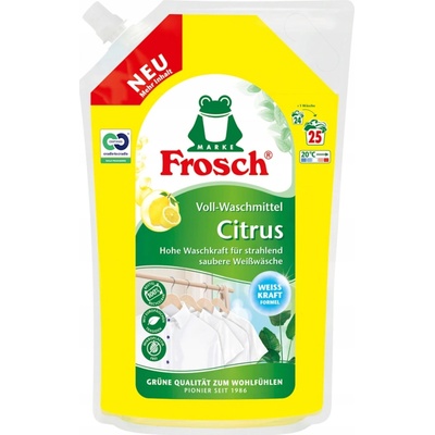 Frosch gel na praní bílého prádla Citrus 24 praní