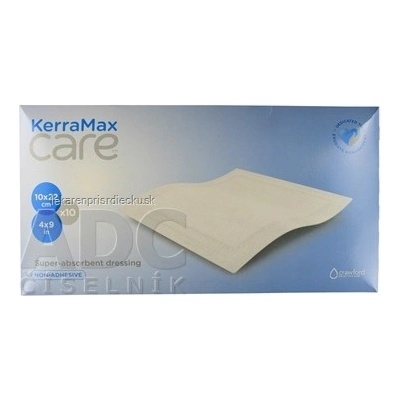 KerraMax Care krytie na rany, superabsorpčné, neadhezívne, 10 x 22 cm, 1x10 ks