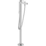 Hansgrohe Finoris - Свободностоящ смесител за вана (монтаж от под) с душ комплект, хром 76445000 (76445000)