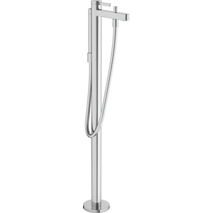 Hansgrohe Finoris - Свободностоящ смесител за вана (монтаж от под) с душ комплект, хром 76445000 (76445000)