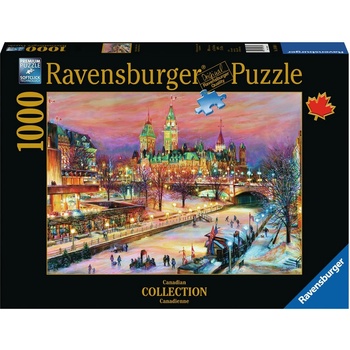 Ravensburger Пъзел Ravensburger от 1000 части - Зимният фестивал в Отава (19868)
