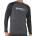 Rip Curl Мъжка плажна тениска от ликра Rip Curl Shock UPF L/S Lycra - Black Marle (050-2300-0113)