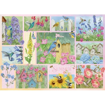 Cobble Hill - Puzzle Garden Birds in Summer - 500 piese
