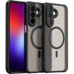  Удароустойчив калъф, съвместим с Magsafe Matte за Samsung Galaxy A27, черен