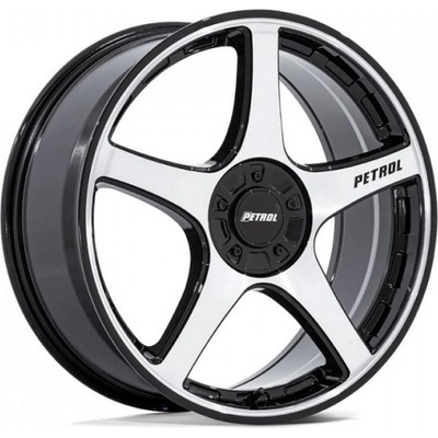 Petrol PE003 P2E 8x17 BLANK ET35 gloss black with machined face