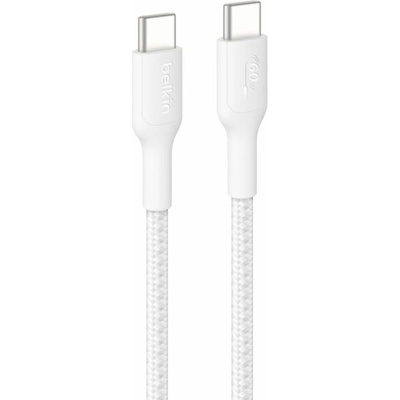 Belkin CAB024hq2mWH BOOSTCHARGE gefl.Kab. 60W USB-C/USB-C 2m bílý