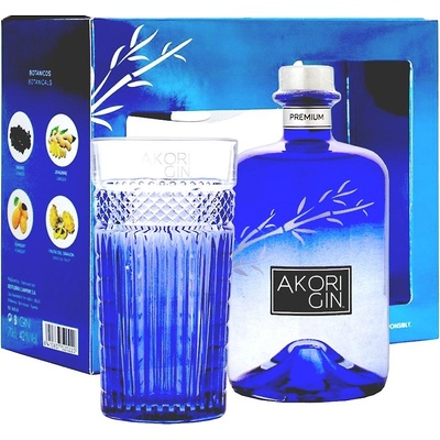 Akori Gin Premium 42% 0,7 l (darčekové balenie 1 pohár)