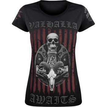 Image 1 of Victory or valhalla Дамска тениска victory or valhalla - viking shield - vov019da