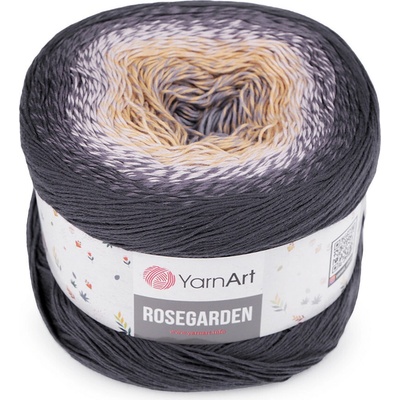Bavlněná pletací příze Rosegarden 250 g Varianta: 8 (323) šedá béžová, Balení: 1 ks