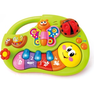 HOLA Музикална играчка Hola - Пиано, Веселата Гъсеница (110349)